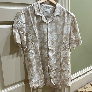 Denim & Flower Party Shirt | Size S